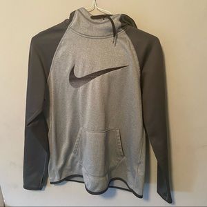 Nike therma fit medium hoodie. Grey and charcoal.